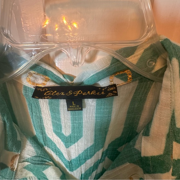 Alex & Parker Sleeveless Collared Maxi Dress – Size L - Picture 4 of 5